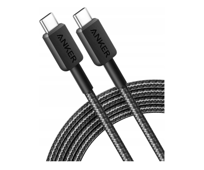 Kabel ANKER 322 USB-C na USB-C 1.8m czarny